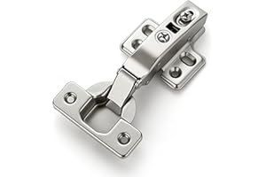 HOME EDIT 5 Pairs 10 Pack European Full Overlay Soft Close Cabinet Hinges Concealed Kitchen Cabinet Hinges Heavy-Duty Frameless Adjustable for Cupboard Hardware