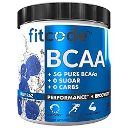 Fitcode Ultra Premium BCAAs with 5G of Pure BCAAs
