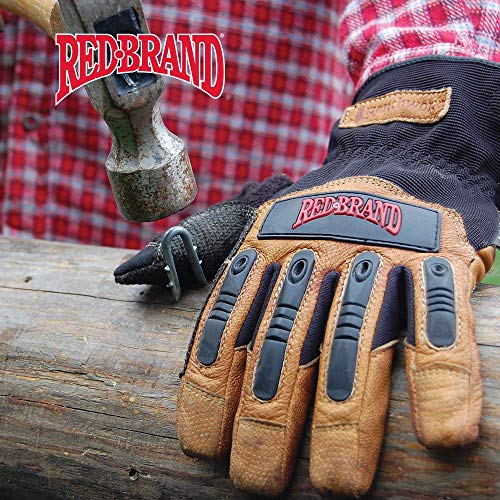 Red Brand RanchWorx Leather Work Gloves - XXL Size
