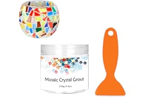 CAMUTKRY Mosaic Crystal Grout, Mosaics Tile Tools, Mosaic Tile Accessories – Essential for Handmade Grouting and Perfect for DIY Craft Projects (8.8 oz)