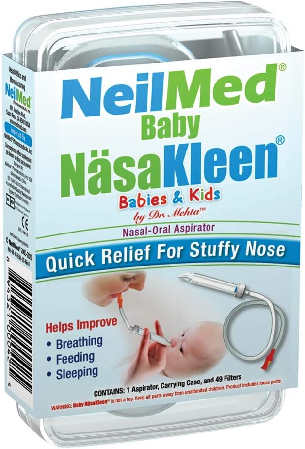 Baby NäsaKleen Nasal Aspirator - Baby Shower Gift and Registry Necessity