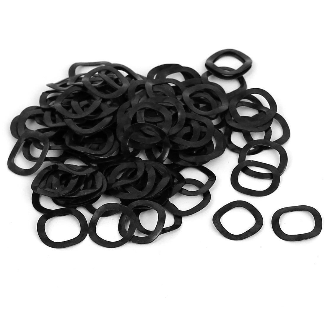 Sourcingmap 10mm x 15mm x 0.3mm Metal Wavy Wave Crinkle Spring Washers 100pcs