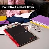 Black n Red Oxford A5 Notebook 192 pages Recycled Casebound Pack of 3 view 4