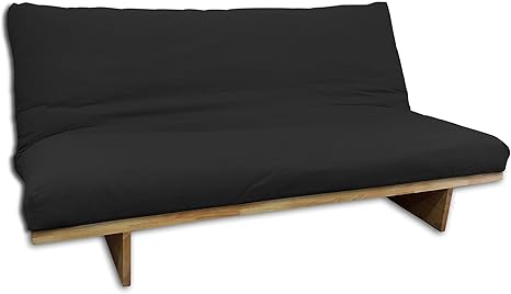 Yokahoma Natural Futon Sofa Bed Cover Black 200x120x81 Cm Amazon De Kuche Haushalt