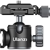 Tripod Ball Head ULANZI U-80L Camera Quick Release Metal Ball Head Camera Mount Arca Swiss 360° Rotating with Quick Release P