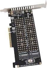 ASHATA Dual Bay PCIe to NVMe Expansion Card for M.2 SSDs - X8 M Key view 6