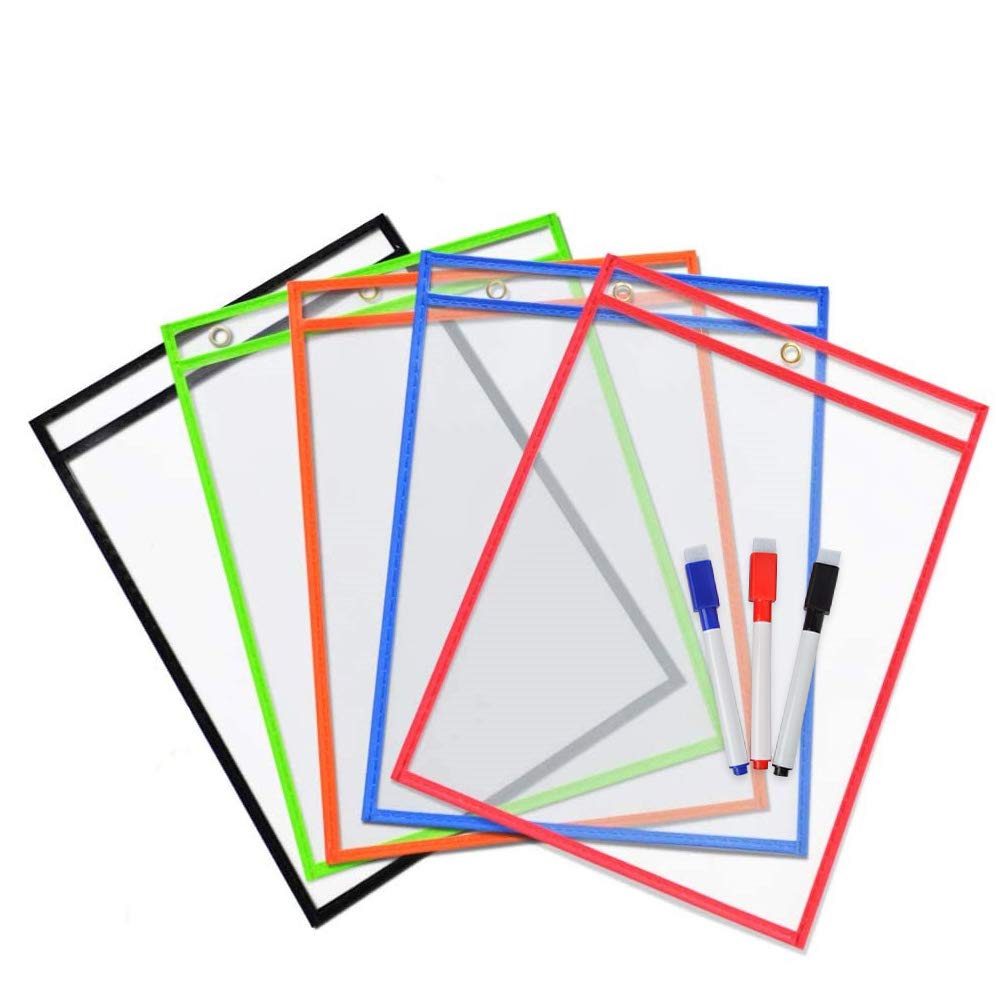 Buy MerceHygea Heavy Duty Dry Erase Ticket Holder Pockets Reusable