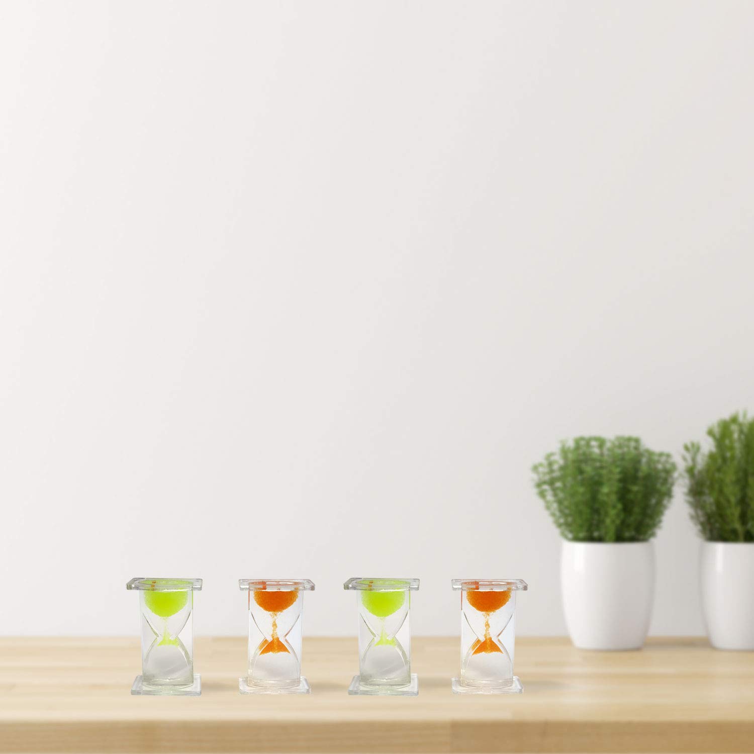 4 x Liquid Mini Classic Timers Up-Flow Bubble Effect Multiple Colours