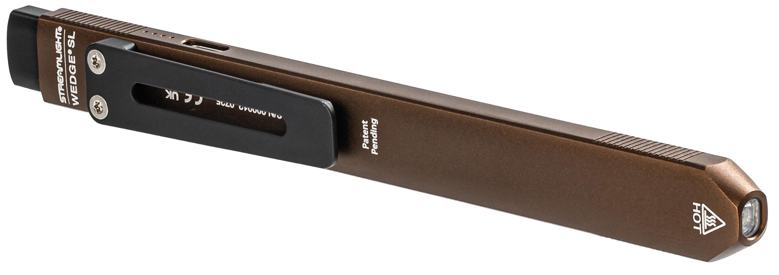 Streamlight 88841 Wedge SL 500-Lumen Max 100-Lumen Standard 1,600-Candela Ultra-Thin Rechargeable EDC Inspection LED Flashlight, Coyote Image