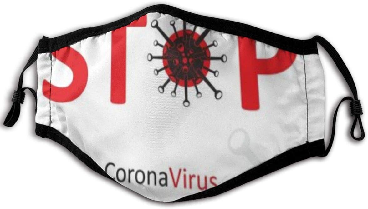 Stop Coronavirus Temporarily Closed Information Cover Reusable Washable Ear Loop Headband For Outdoor