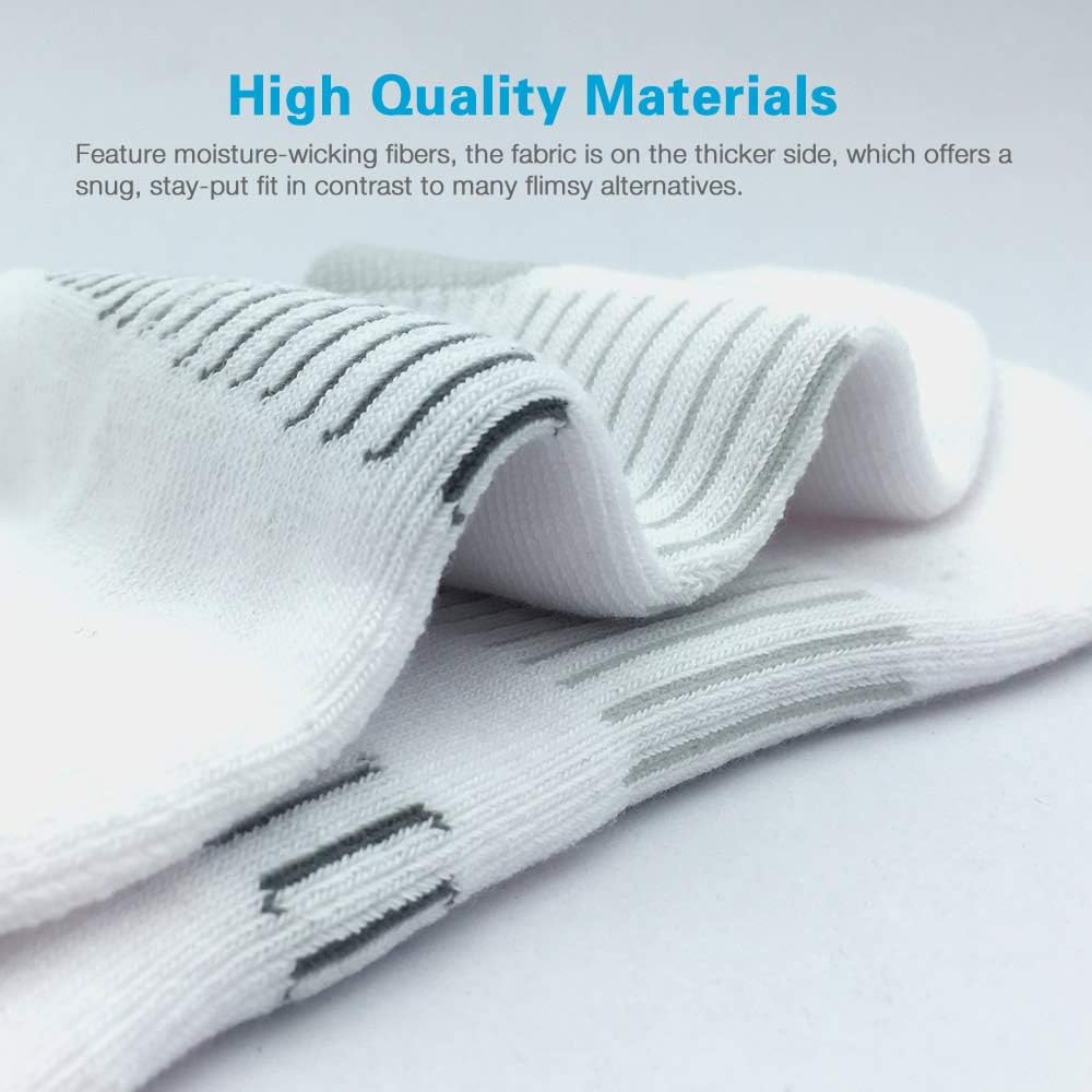 BERING Women's Performance Athletic Running Socks (6 Pair Pack): Clothing