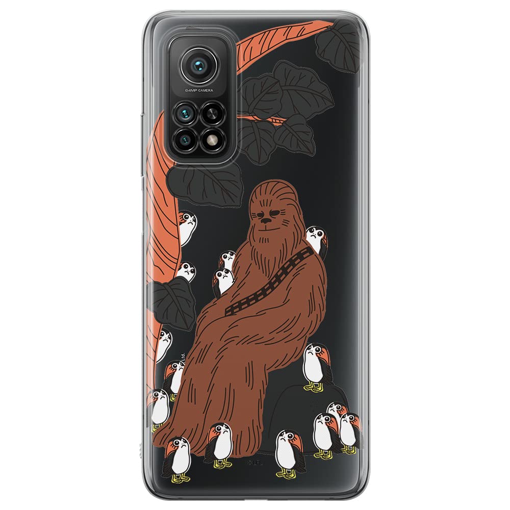 ERT GROUP mobile phone case for Xiaomi MI 10T 5G / MI 10T PRO 5G original and officially Licensed Star Wars pattern Chewbacca 006 adapted to the shape of the mobile phone, partially transparent