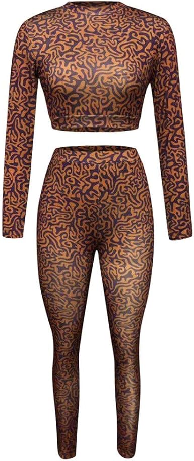 animal print jogging suit