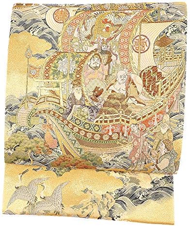 袋帯 極上の唐織 正絹 橋本清織物 金地 壱阡八百口織 七福神 宝船 鶴 松 波 礼装用 フォーマル 新品 未仕立て 西陣織 ラッピング 個性的 六通 豪華 かっこいい No 10 3969 結婚式 入園式 卒園式 お茶会 高級 お宮参り 入学式 七五三 おしゃれ 袋帯 極上の唐織 正絹 橋本清織物 金地 壱阡八百口織 七福神 宝船 鶴 松 波 礼装用 フォーマル 新品 未仕立て 西陣織 ラッピング 個性的 六通 豪華 かっこいい No 10 3969 結婚式 入園式 卒園式 お茶会 高級 お宮参り 入学式 七五三 おしゃれ