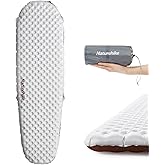 Naturehike Ultralight Inflatable Sleeping Pad -R-Value 5.8 withstands -20°C 8 Layers and Aluminum Film Insulation,for Camping, Backpacking, Hiking, with Inflatable Bag