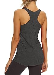 Mippo Athletic Tank Tops for Women Long Workout