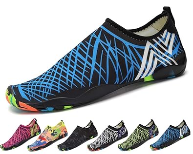 Eagsouni Badeschuhe Strandschuhe Aquaschuhe Wasserschuhe Schwimmschuhe Surfschuhe Wassersport Barfuß Schuhe Schnell Trocknend