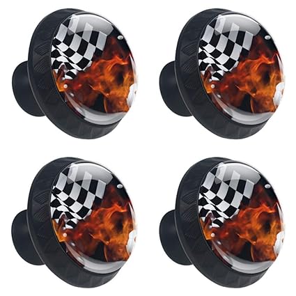 4 Pieces Set Cabinets Hardware Round Furniture Knobs Riding Ball