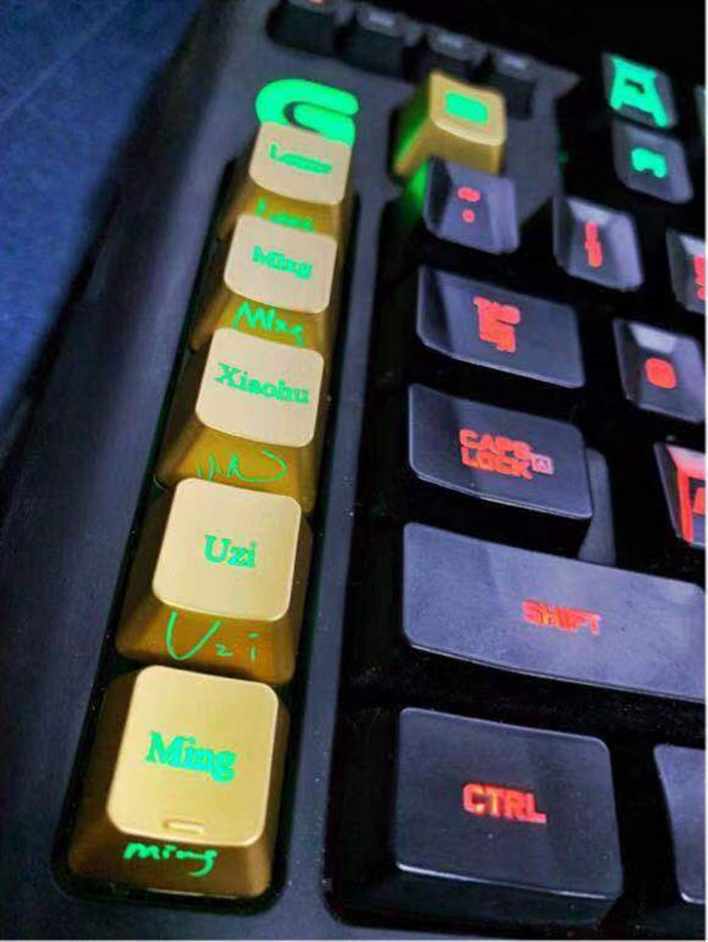 Keycaps barra spaziatrice retroilluminata ABS Space Bar Keycap Bianco