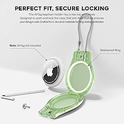 Waterproof AirTag Keychain Holder, Air tag Lock