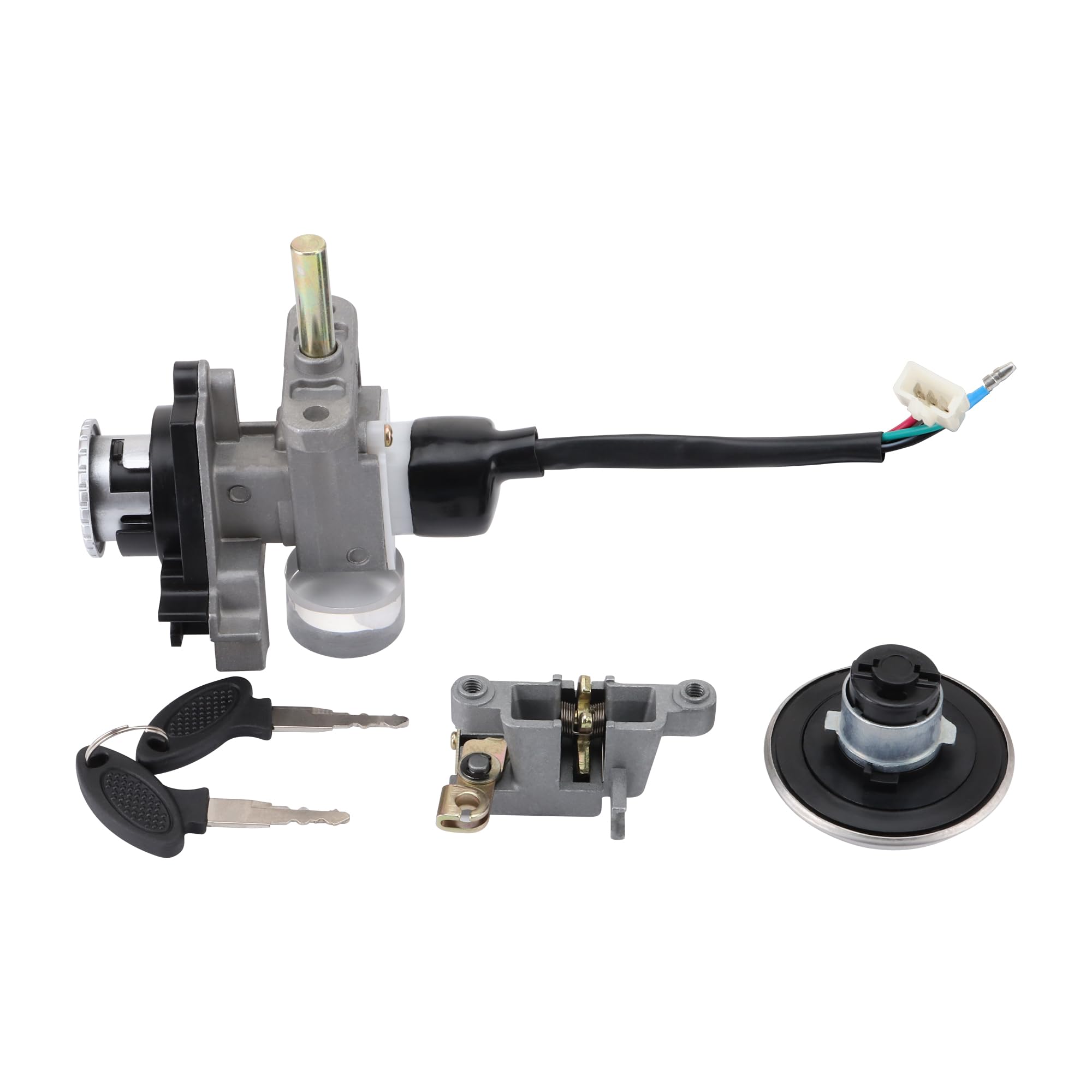 GOOFIT Start Key Ignition Switch Assy 4 Wire Replacement For 50cc 70cc 90cc 110cc 125cc 150cc Scooter motocycle
