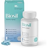 Biosil Healthy Aging - 60 Capsules - Beauty, Vitality & Thyroid Support - with Patented ch-OSA & Selenium - 30-Day Supply
