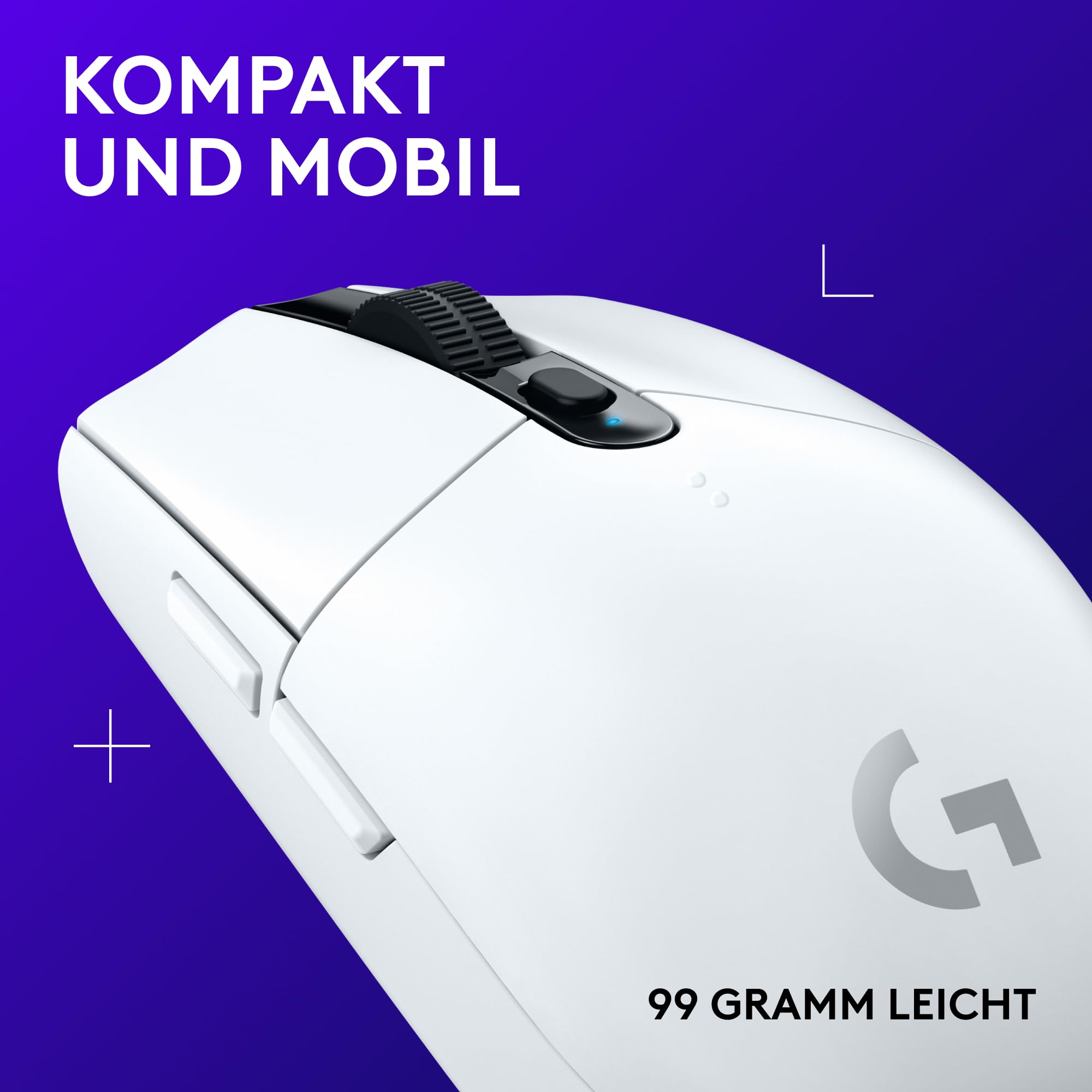 Logitech G G305 LIGHTSPEED kabellose Gaming-Maus mit HERO 12K DPI Sensor 8