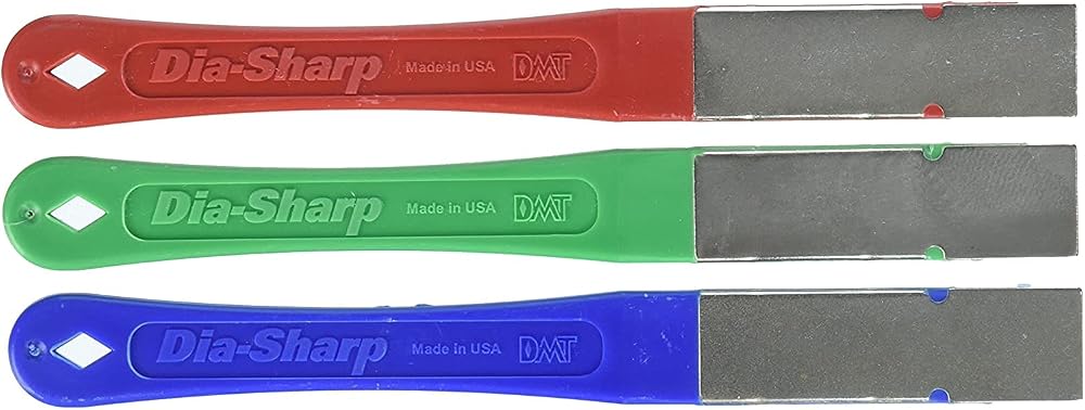 DMT D2K Dia-Sharp Diamond Mini Hone Kit 2.5 Inch Coarse Fine Extra-Fine