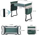 Artist Hand Garden Kneeler 2 in 1 Folding Seat with Tool Pouches & Handles view 3