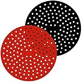 2 Pcs Reusable Air Fryer Liners, Non-Stick Silicone Mats, Various specifications Air Fryer Accessories for Kitchen Making Foo