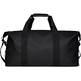 RAINS Hilo Weekend Bag Large &ndash; Waterproof Travel Duffel, 12.4 gal | Waterproof PU weekender for women and men; 47 L travel duffel, coated zip, side compression straps, detachable strap