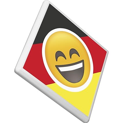 Aufkleber'Deutschland freundlich' - 44,5x44,5cm - passend für z.B. Camping Kathrein BAS-66 BAS-65 Sat-Schüssel