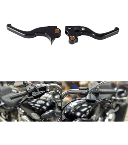 For 2018-2024 Harley Street Bob FXBBS 114 FXBB Hand Brake Clutch Levers 2- Finger - View #4