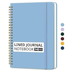 Taja Lined Spiral Journal Notebook for Women