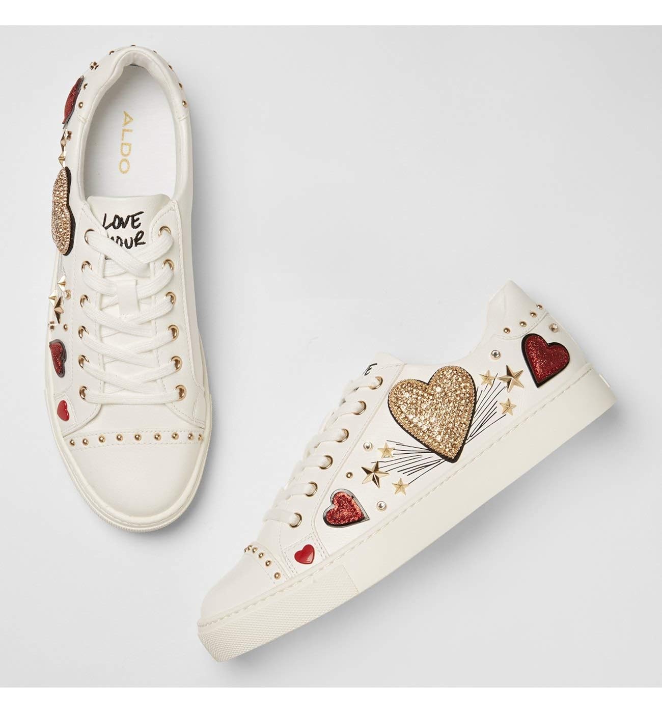 aldo heart sneakers