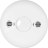 ENERLITES Ultrasonic and PIR Dual Technology Ceiling Sensor, MDC-50V-W | Occupancy Motion ceiling sensor. 360 Degree Field of View, 1,600 Sq Ft Coverage, Commercial Grade, UL/CUL Listed, White