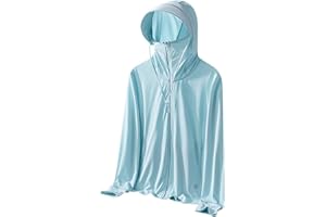 UPF 50+ Cooling Jackets for Women Zip Up UV Sun Protection Lightweight Jacket with Hoodie Brim Long Sleeve Sun Shirts