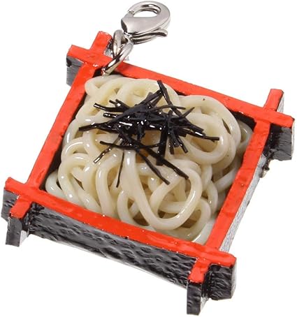 Amazon 食品サンプル屋さんの3wayアクセサリー ざるそば 食品サンプル スマホ スマートフォン ガラケー Iphone Android 雑貨 食べ物 イヤホンジャック ストラップ ストラップ マスコット 通販