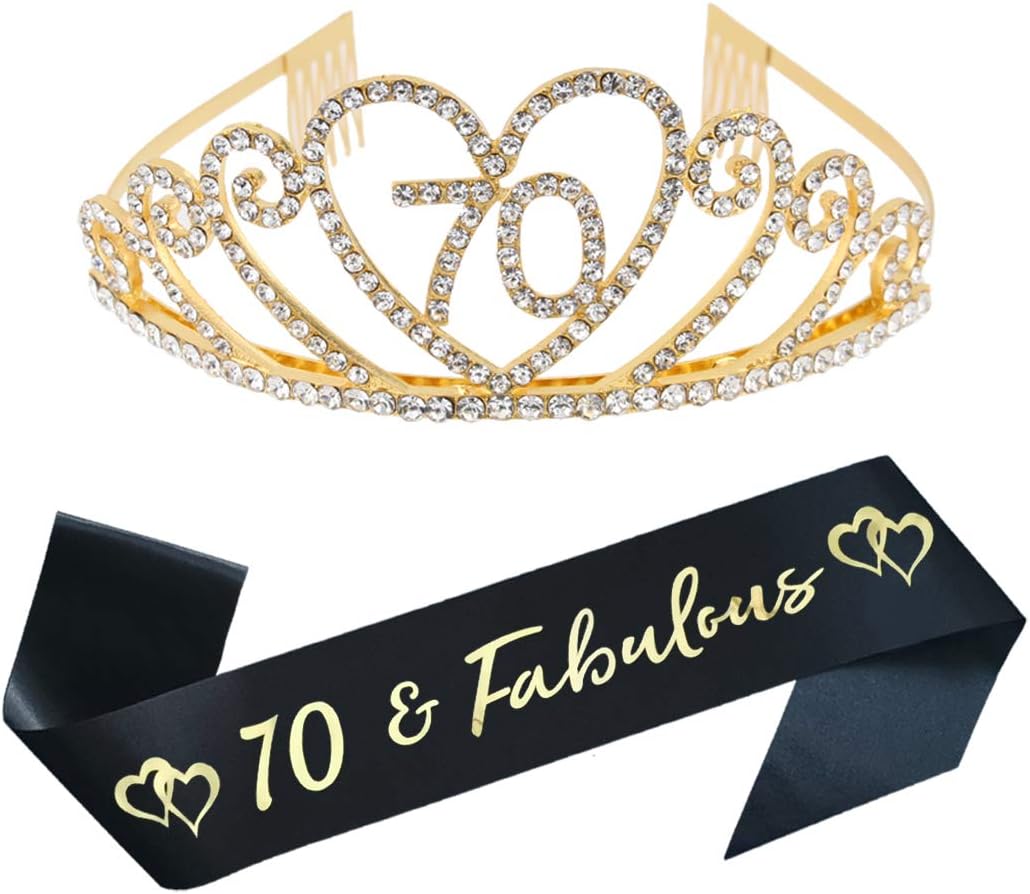 Amazon Com 70th Birthday Party Supplies 70th Birthday Tiara And