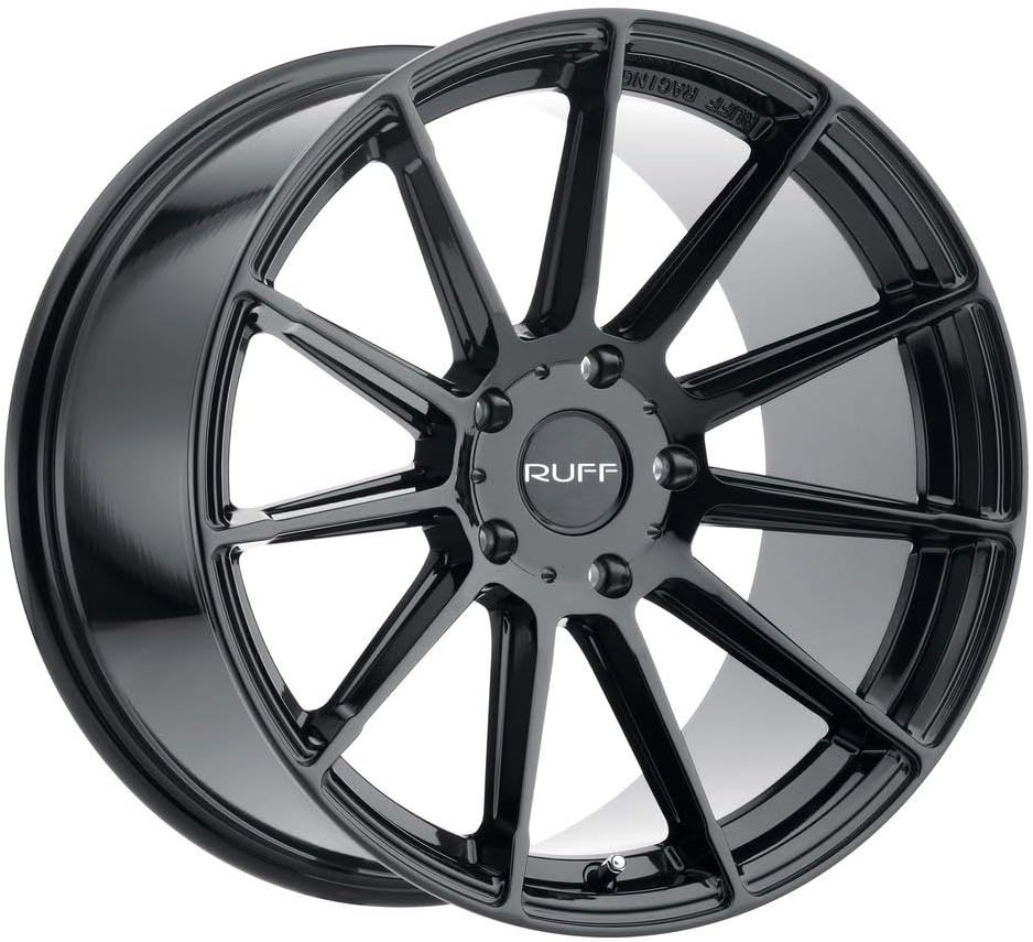Ruff Racing RS2 Custom Wheel - Gloss Black - 18" x 10", 40 Offset, 5x114.3 Bolt Pattern, 76.1mm Hub