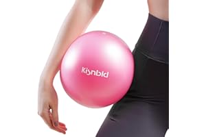 kisnbld Small Exercise Ball, 8 Inch Mini Pilates Ball, Anti Burst and Slip Resistant Mini Yoga Ball for Stability, Fitness, Physical Therapy, Stretching & Core Strength Workout at Home Gym & Office