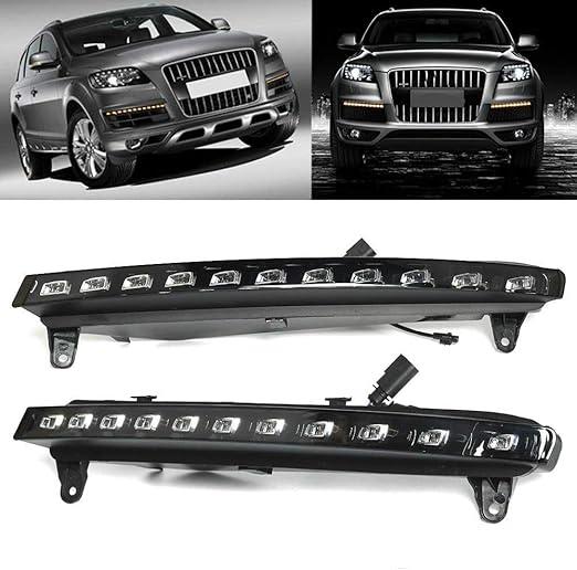 Daytime Running Lights White LED DRL for Audi Q7 0709 Turn Signal