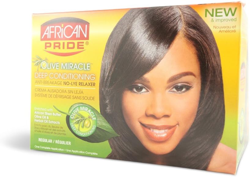 African Pride No Lye Relaxer Kit, Regular by African Pride Amazon.ca