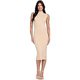 GUESS Womens Eco Sleeveless Julia Seamless Sweater Dress