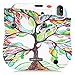 Fintie Protective Case for Fujifilm Instax Mini 25 26 Instant Camera - Premium Vegan Leather Bag Cover with Removable Strap (Love Tree)