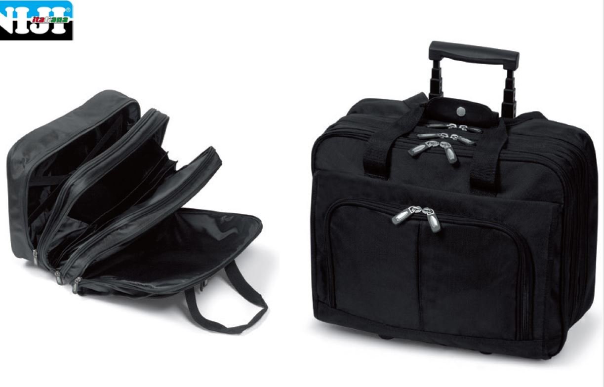 Trolley Tessuto con 4 44x34 cm Niji Amazon.it Valigeria