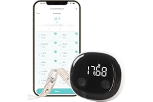Gdncbm Smart Body Measuring Tape - Bluetooth Measuring Tape for Body Measurements with App - LED Display and Locking Retractable Measure for Weight Loss/Fitness - 60in/150cm