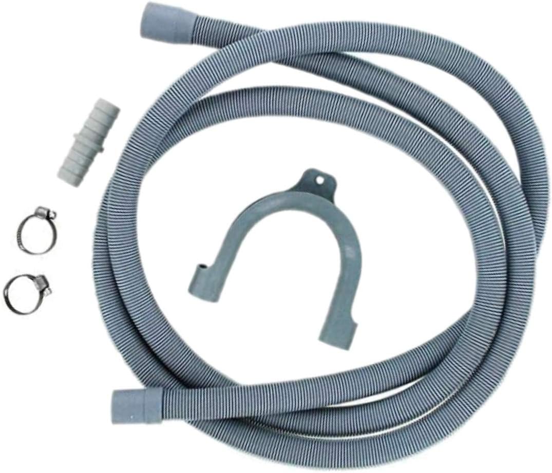 UTIZ Universal Cold Water Fill Long 2.5m Inlet Pipe + 2.5m Drain Hose Extension Kit, Blue, 2.5 meters - Image 4
