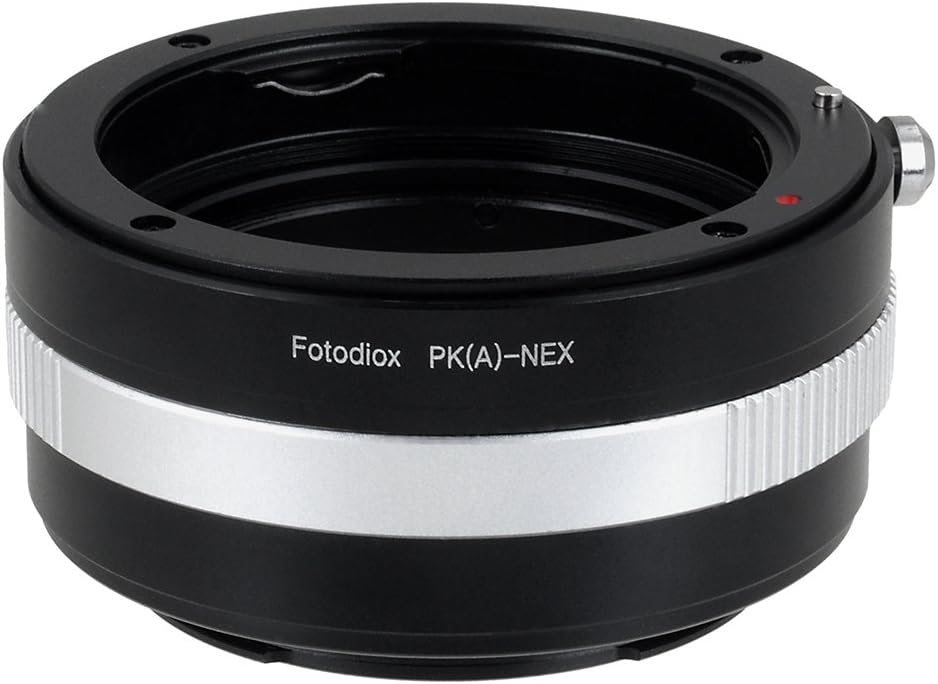 FotodioxLens Mount Adapter with Aperture Control, Pentax K Lens to Sony NEX E-Mount Camera