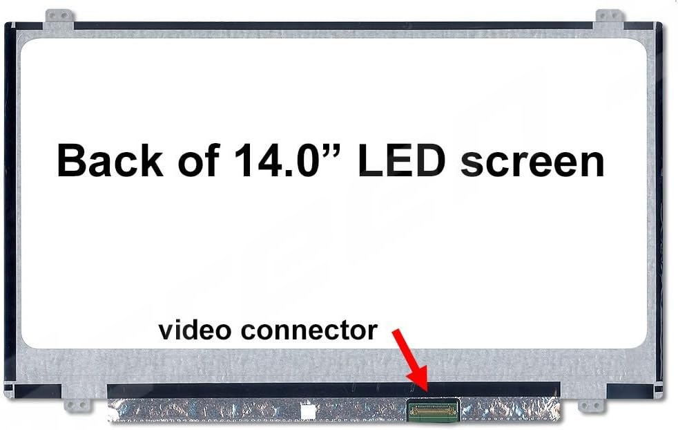 GENERIC 14" Screen compatible with HP Stream 14-AX010NR X7S44UA Replacement LCD Screen for Laptop LED HD Matte